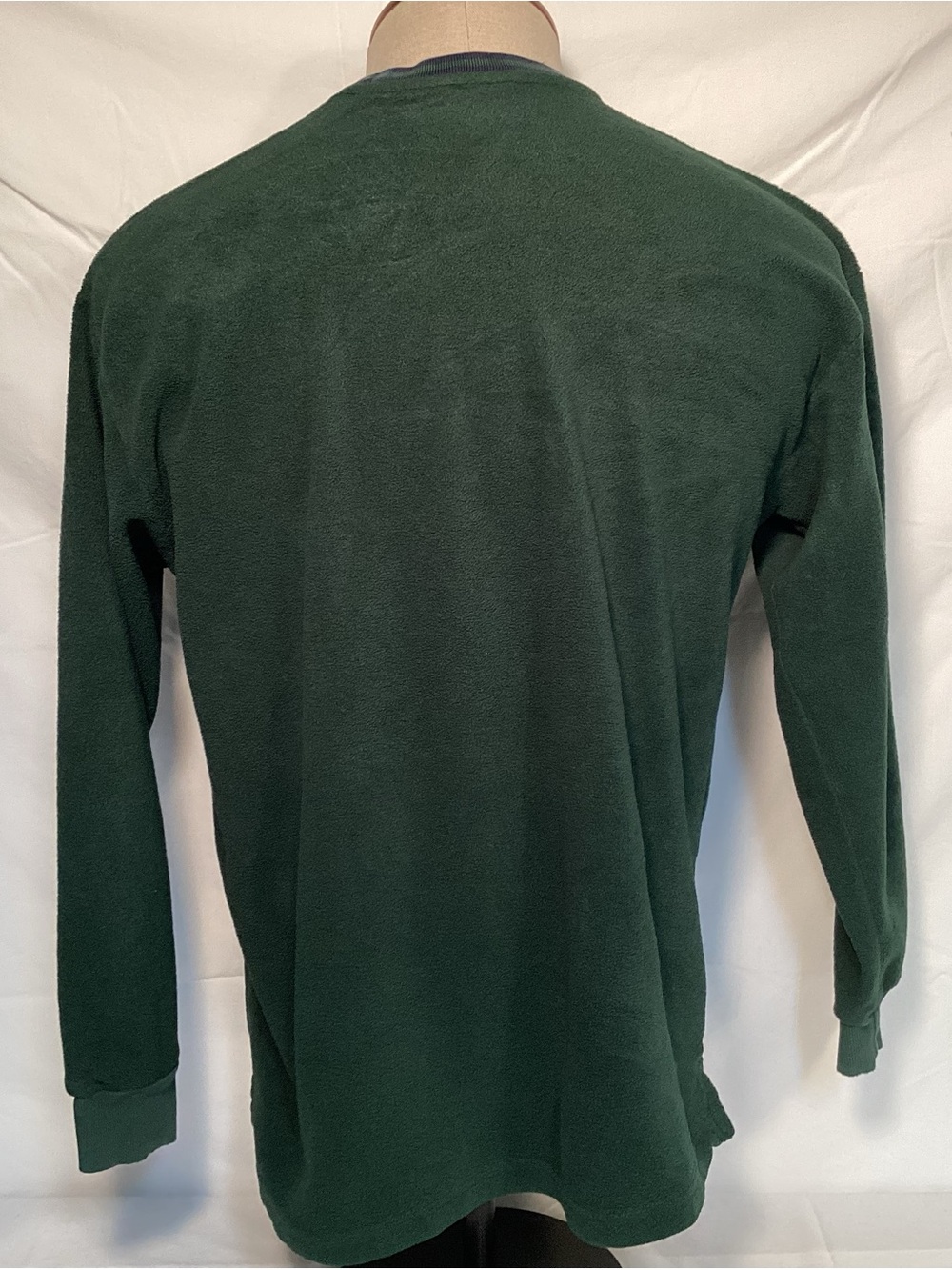 Polo Sport Vintage Ralph Lauren Dark Green Long-Sleeve Crewneck Pullover Mens XL - Picture 5 of 12